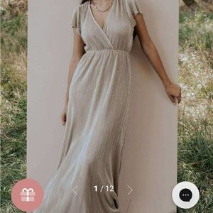 Baltic Born Gold Athena Dress size Small